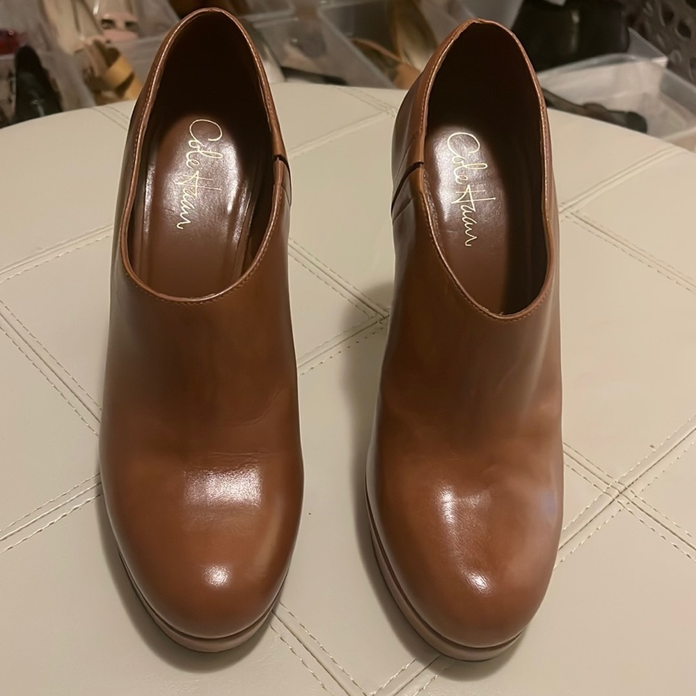 Platform Booties ColeHaan Size 9
